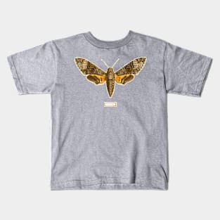 Fun moth vintage photograph tee Kids T-Shirt